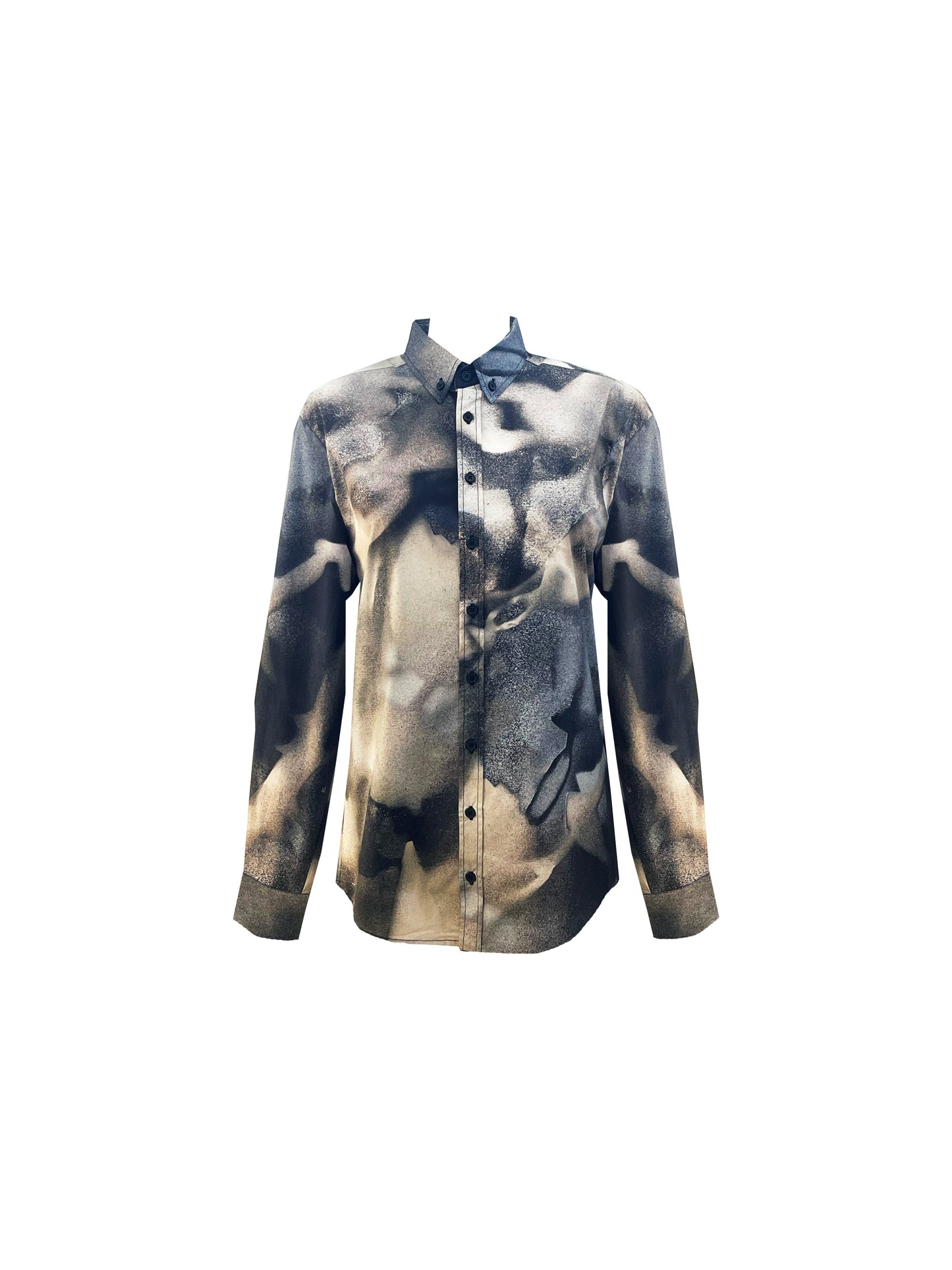The Boyfriend Shirt in Airbrushed Spikes