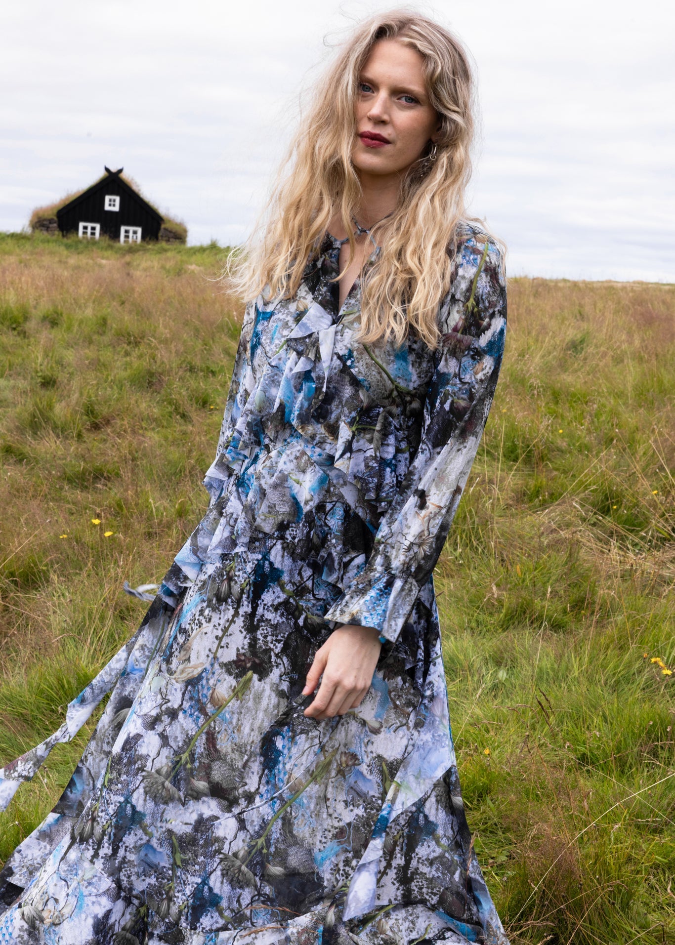 The Moonlight Dress in Willow
