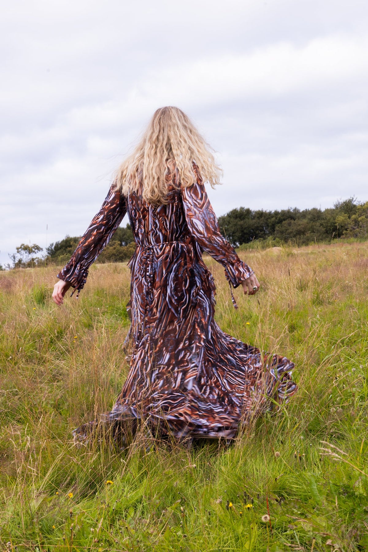 The Moonlight Maxi Dress in Copper