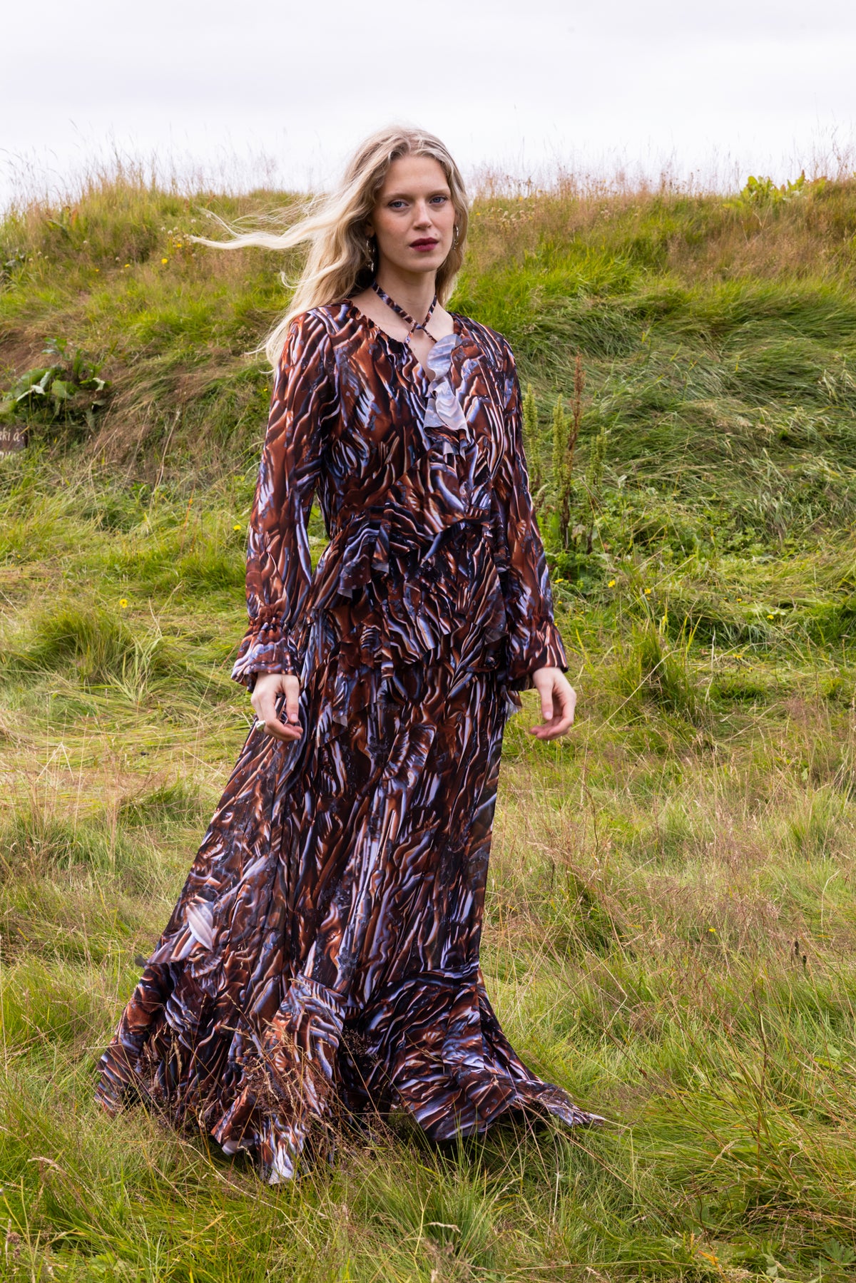 The Moonlight Maxi Dress in Copper