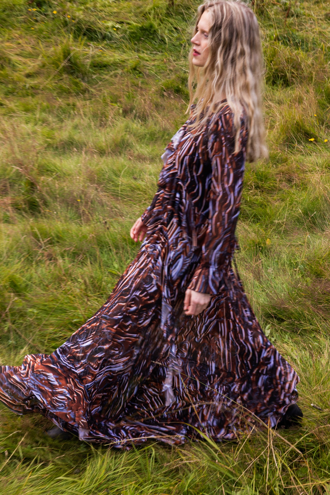 The Moonlight Maxi Dress in Copper