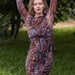Wave Dress in Copper