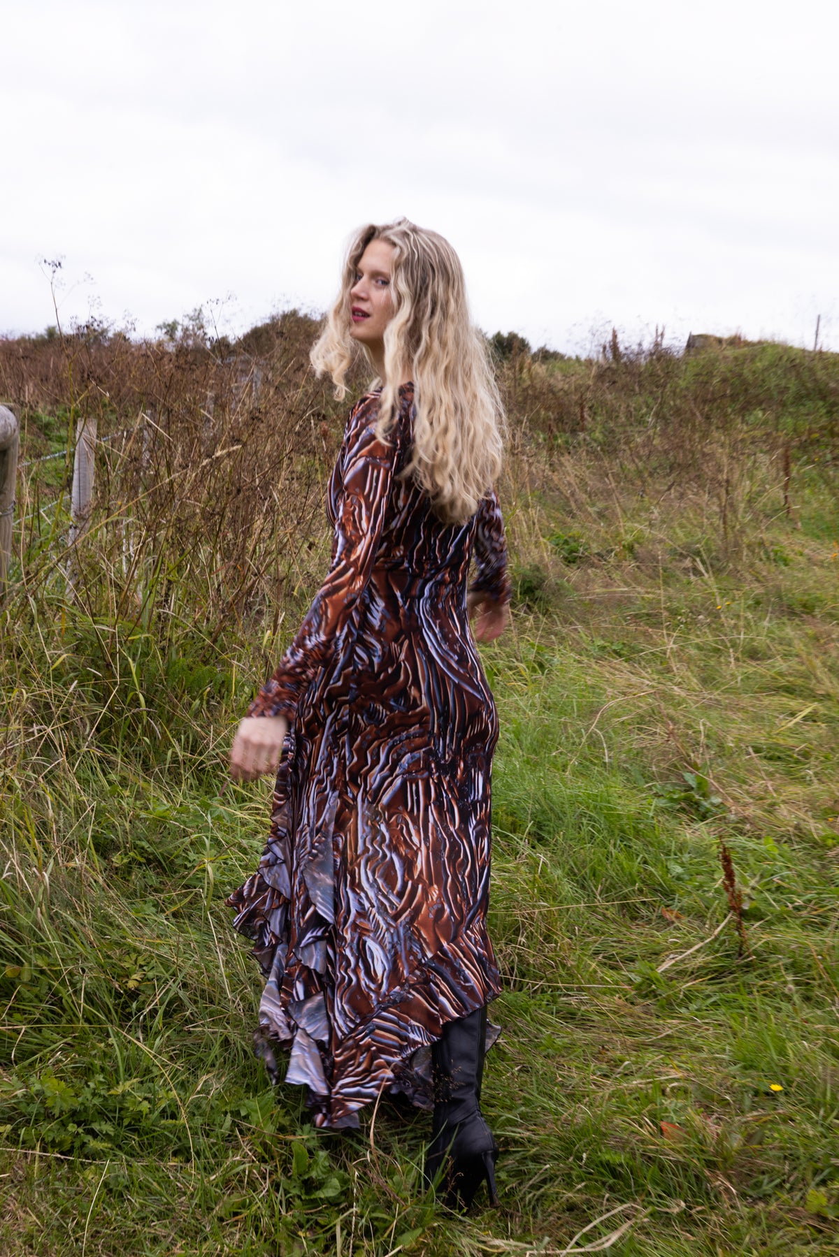 The Butterfly Dress in Copper
