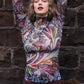 The Turtleneck Top in Painted Garden