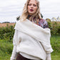 The Moss Sky Sweater in White