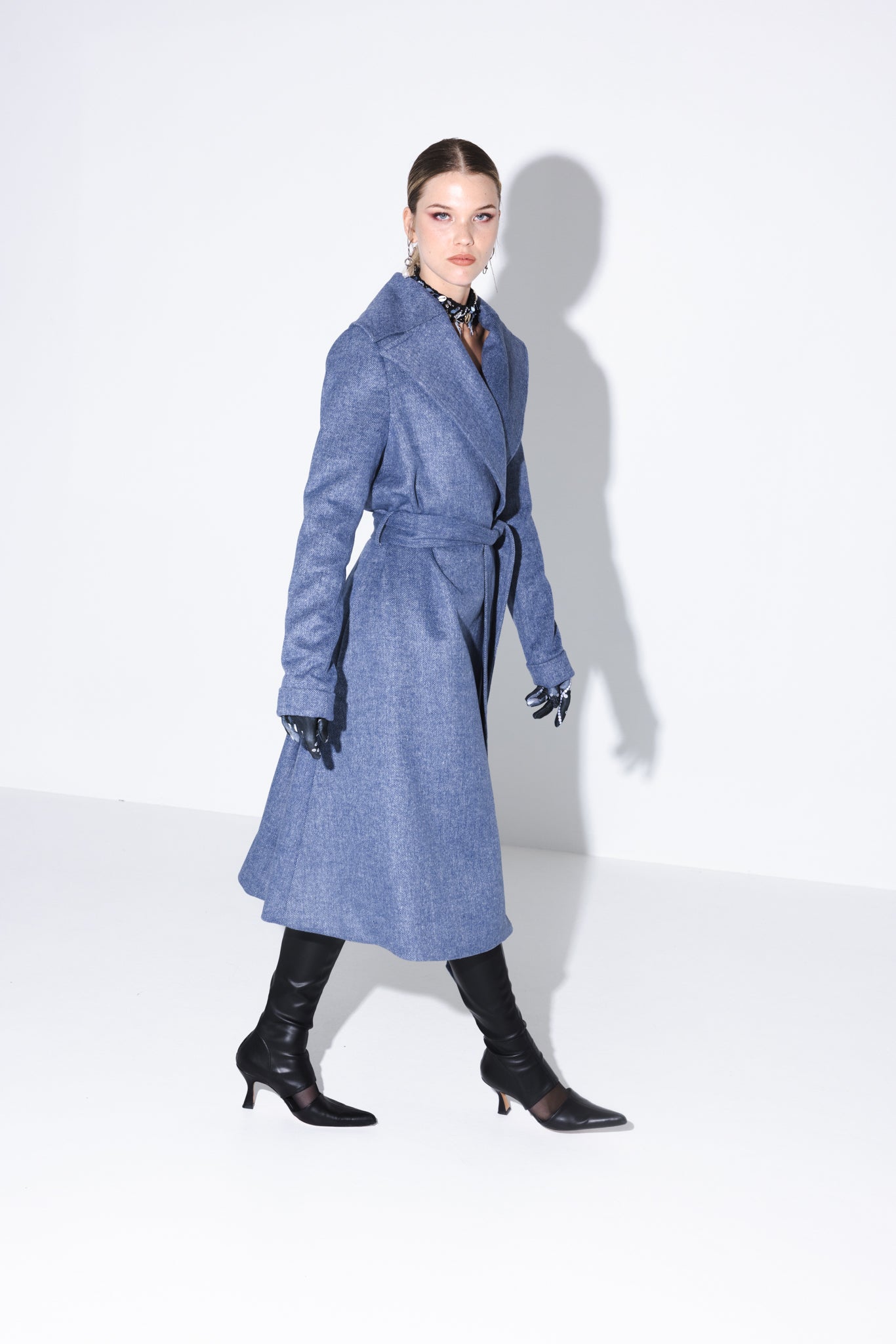 The Wool Coat - Blue