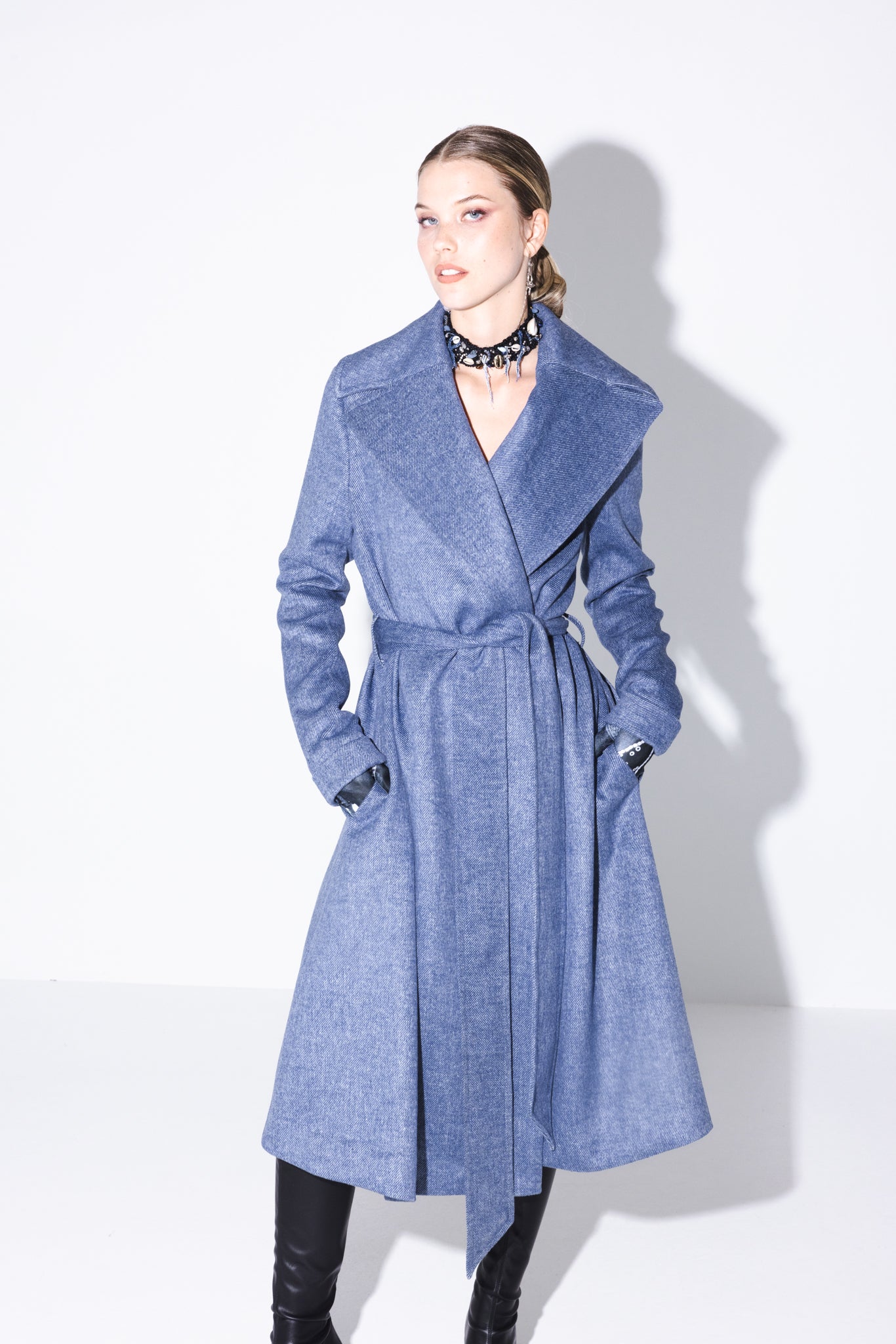 The Wool Coat - Blue