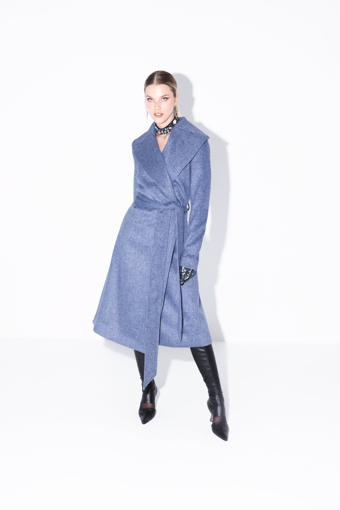 The Wool Coat - Blue