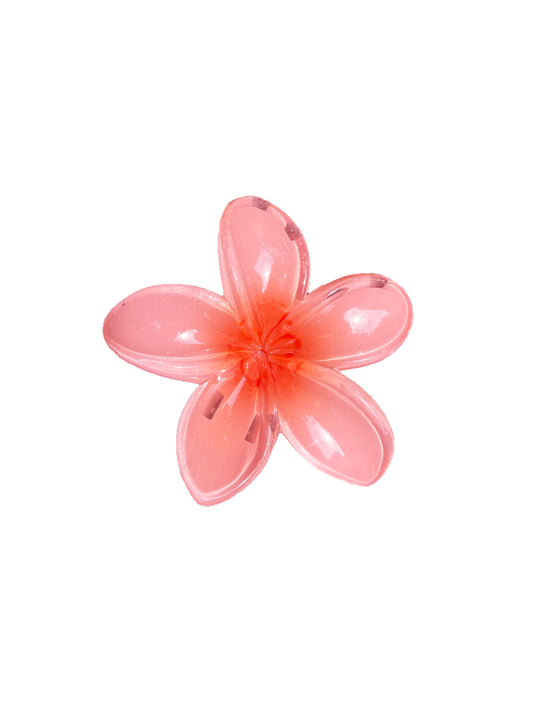 Tropical Flower Clip - Peach