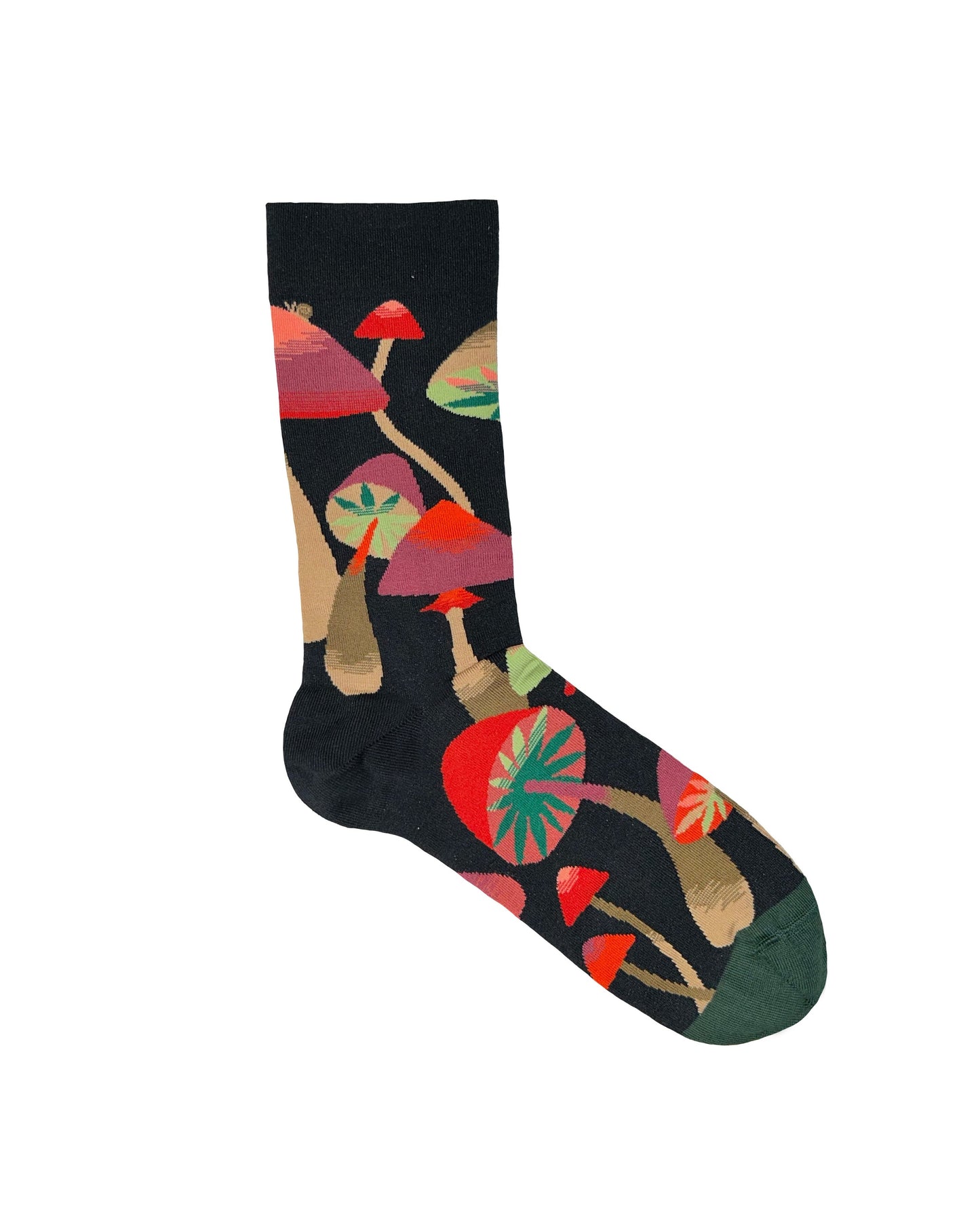 False Black Mushroom Socks