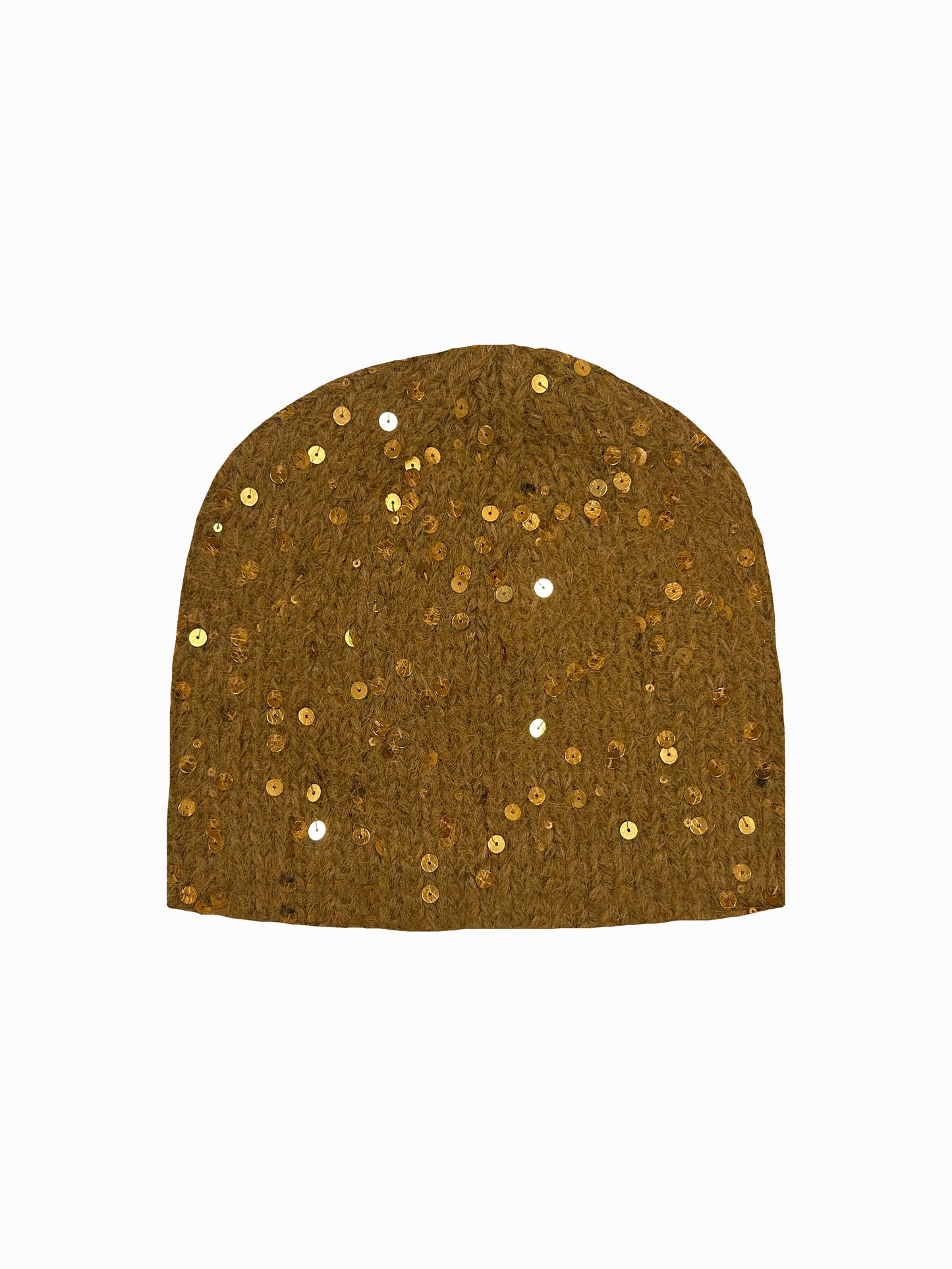 The Sequin Beanie in Champagne
