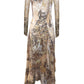 Butterfly Dress in Gold Rush