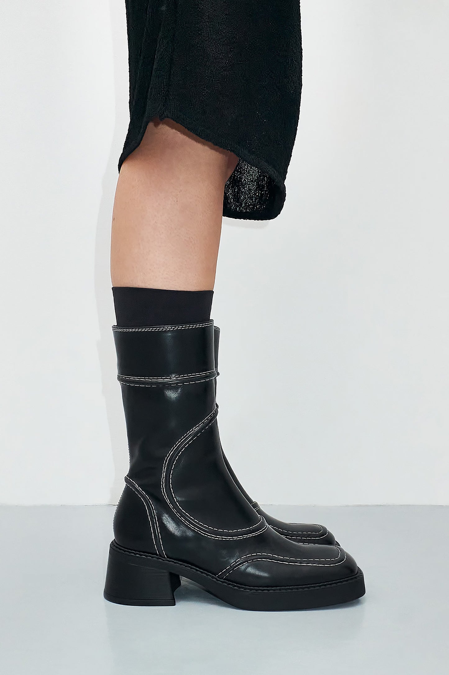 Malene Black Ankle Boots