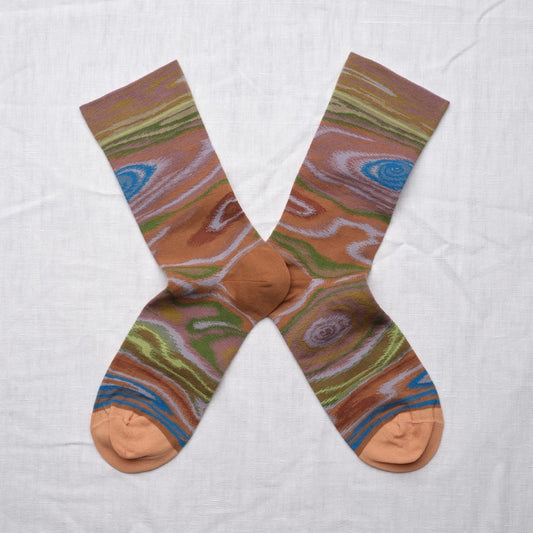 Caramel Camouflage Socks