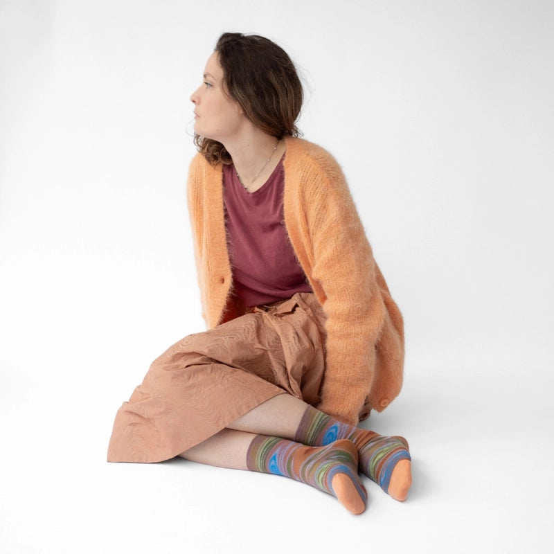 Caramel Camouflage Socks