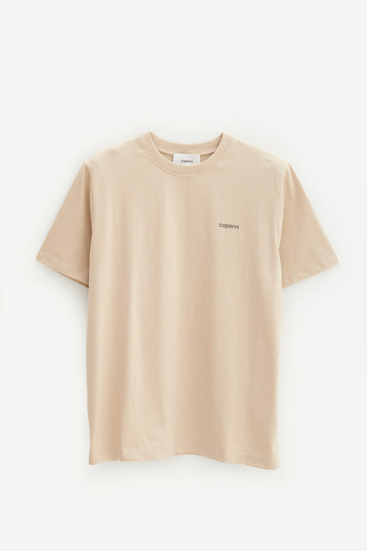 Logo Boxy Tshirt - Beige