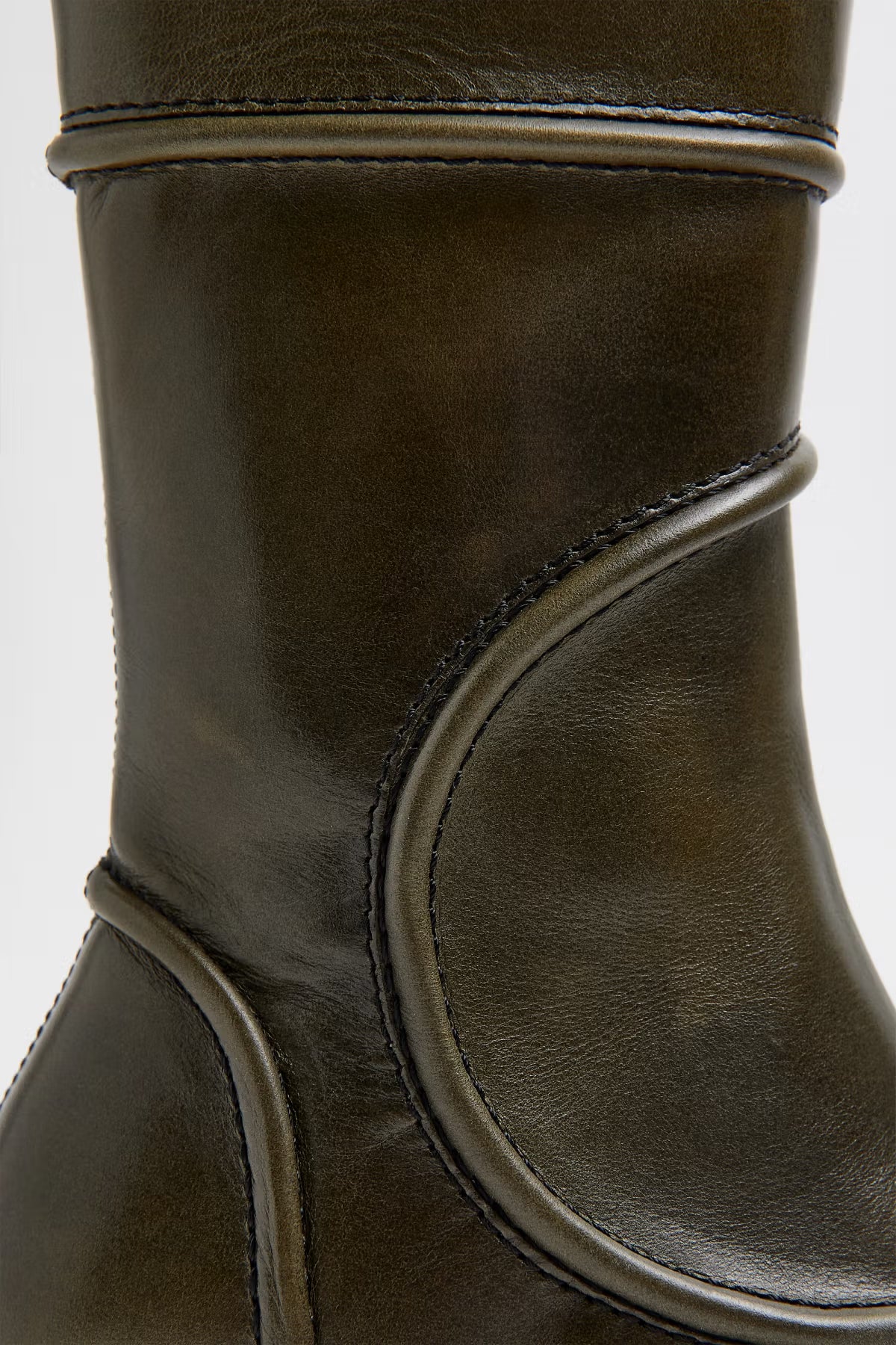 Malene Khaki Ankle Boots