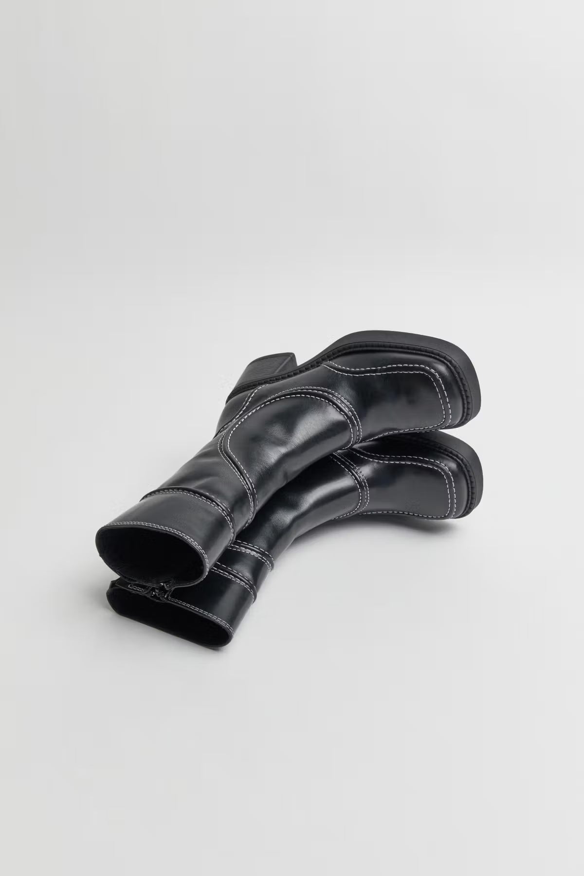 Malene Black Ankle Boots
