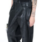 Glazed Baggy Jeans - Black