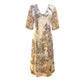 The Allure Dress in Gold Rush