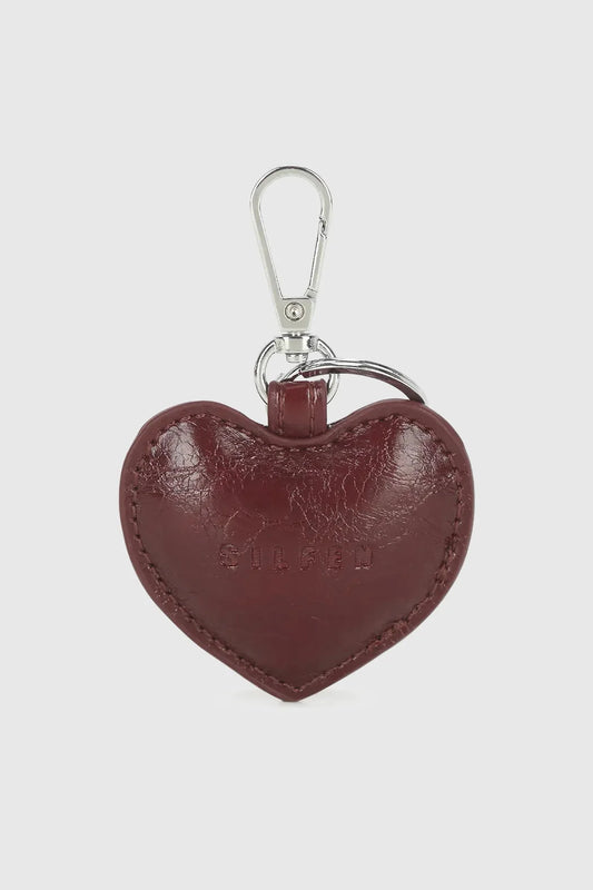 Heart Charm - Cabernet