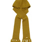 Tassel Hooded Scarf Olive