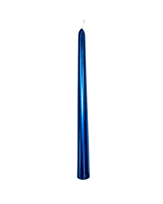 Metallic Blue Candle