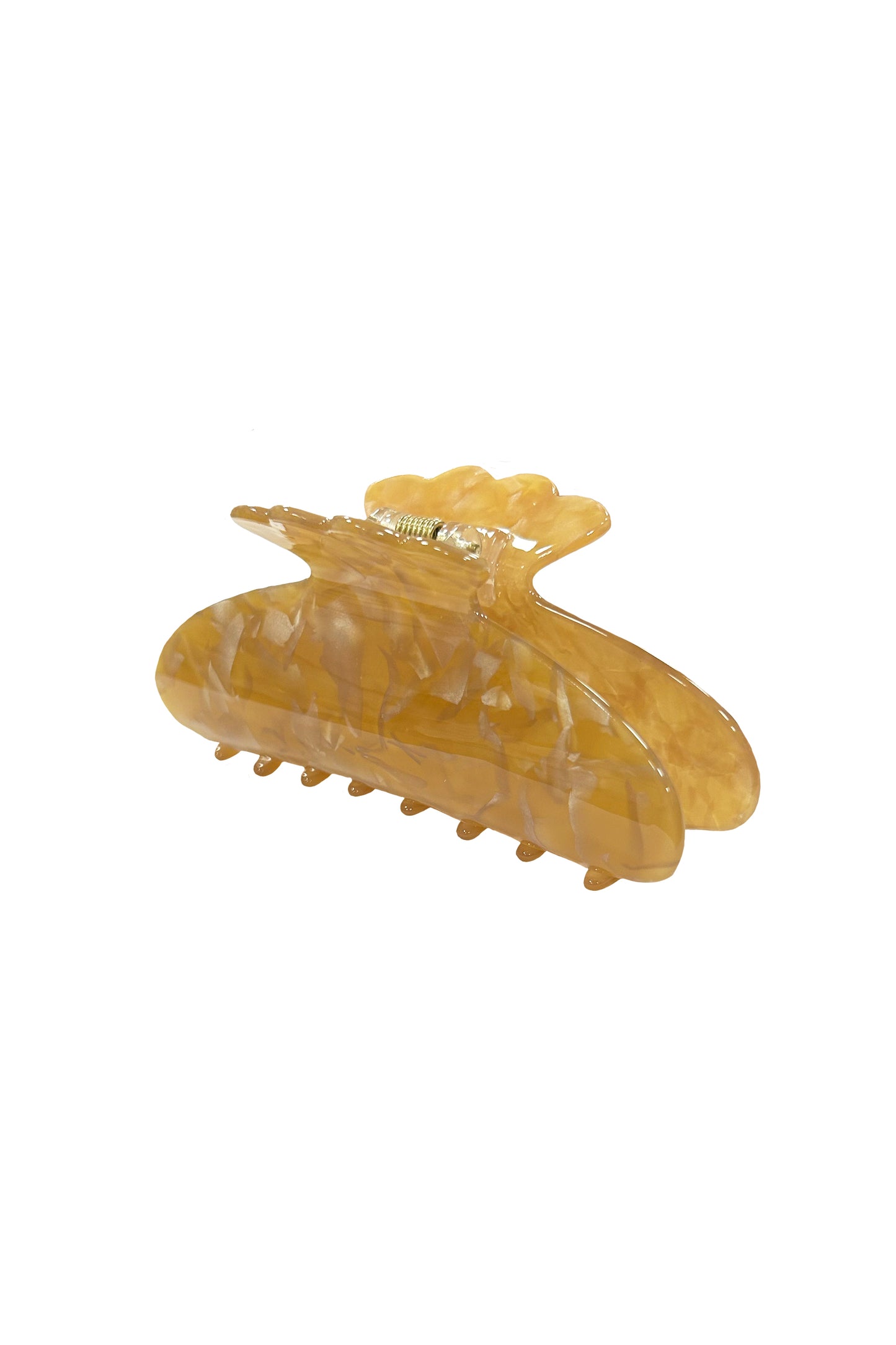 Caramel Marble Hair Clip
