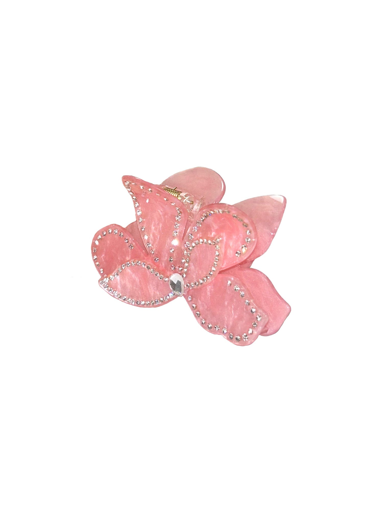 Pink Blossom Hair Clip