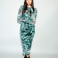 Wave Dress in Emerald