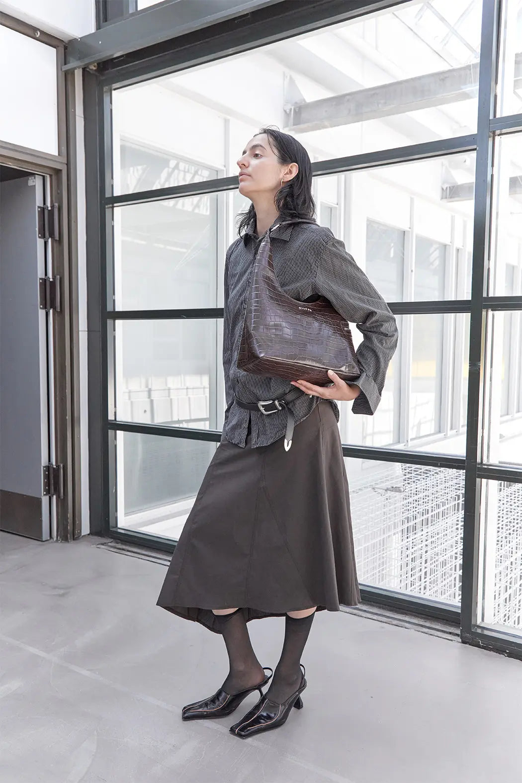 Lola Shoulder Bag - Brown