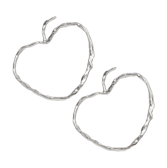 Manzanas Earrings - Silver