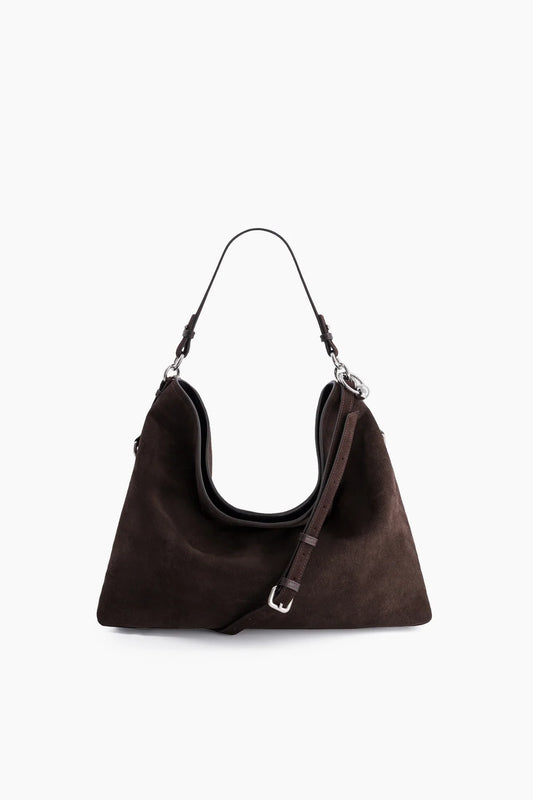 Marla Hobo Brown Suede Bag