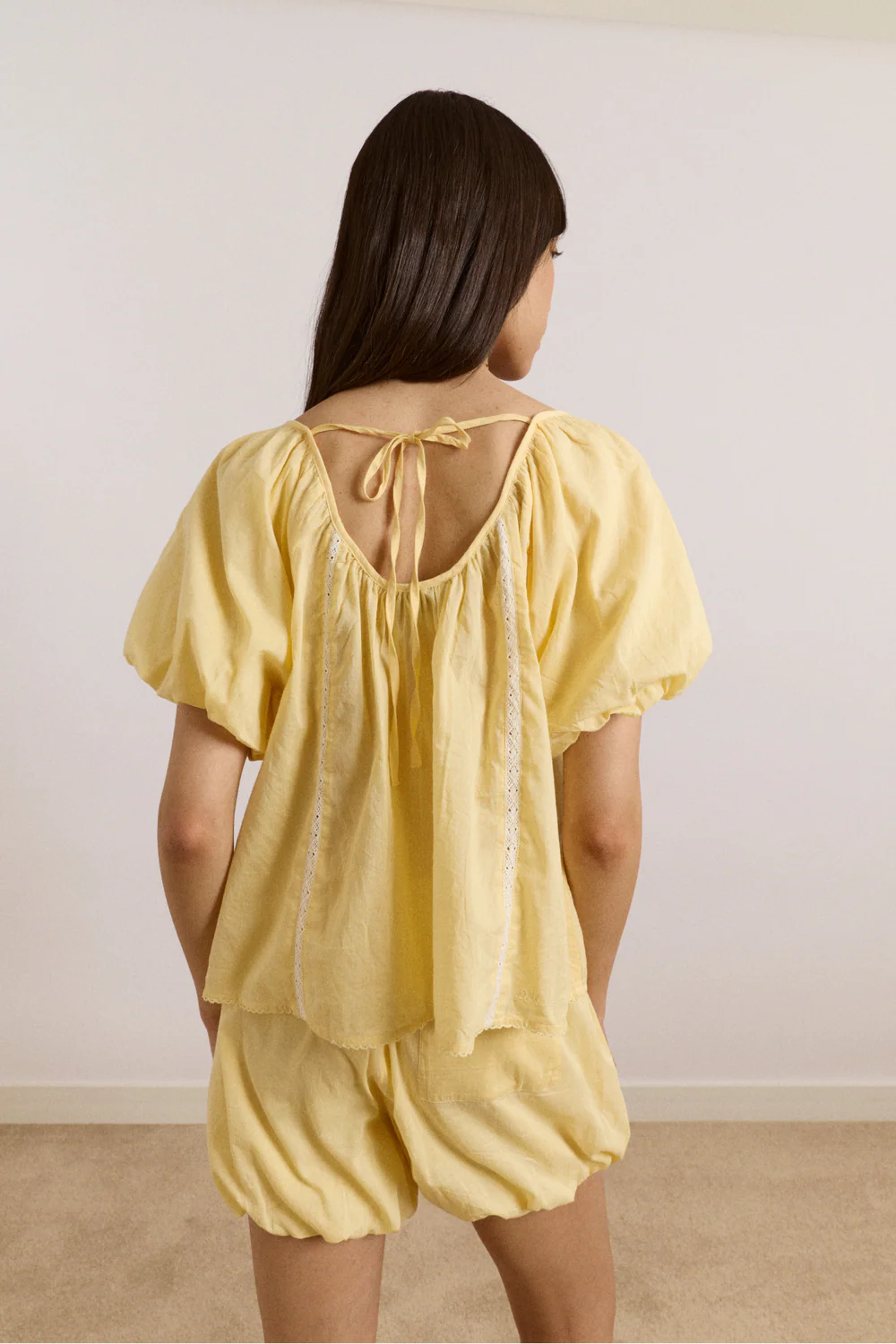 Maura Lace Trim Top