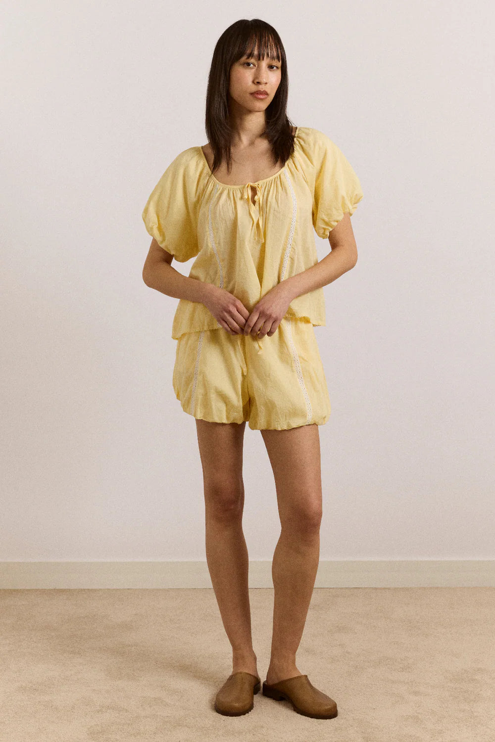 Maura Lace Trim Top
