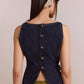 Maxime Top - Dark Indigo