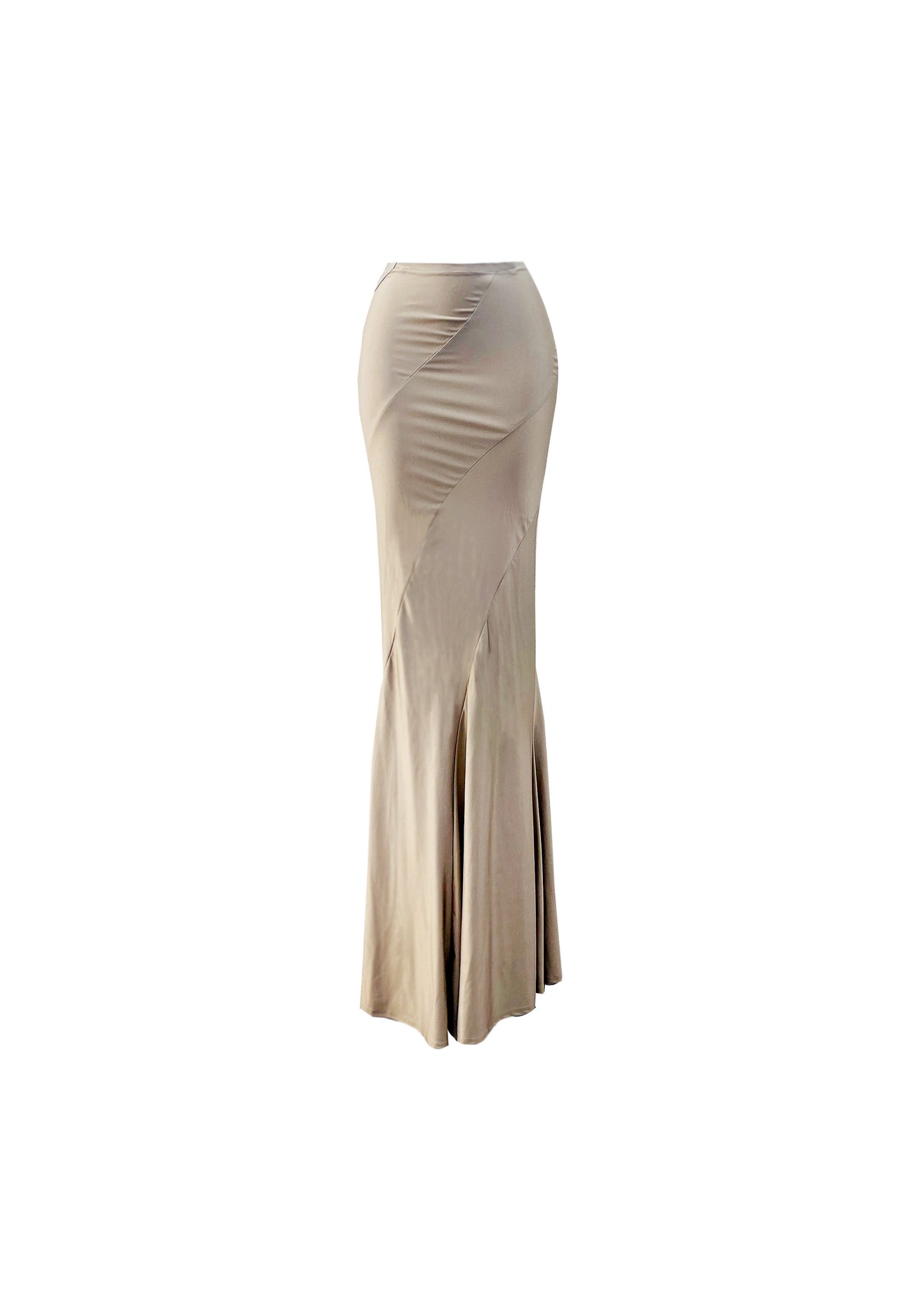 The Twisted Maxi Skirt in Sand