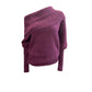The Moss Sky Sweater in Plum