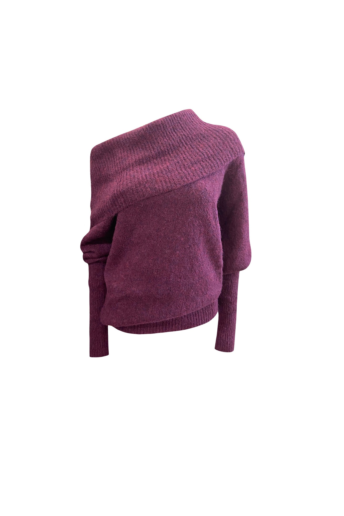 The Moss Sky Sweater in Plum