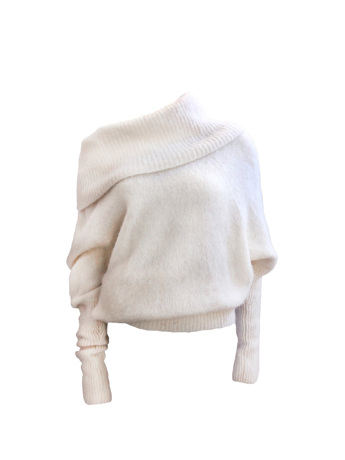 The Moss Sky Sweater in White