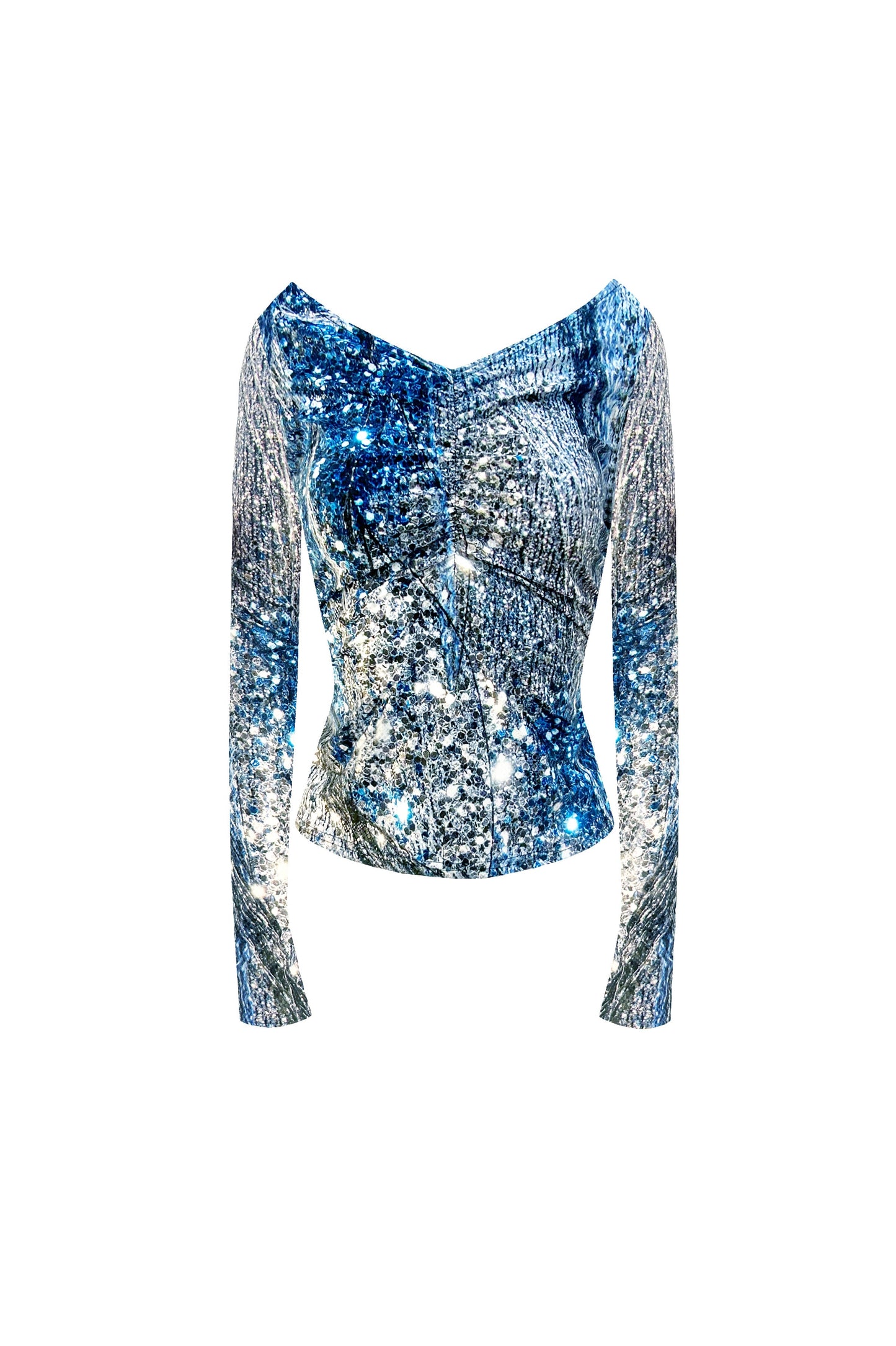 The Off-Shoulder Top in Lunar Sparkle