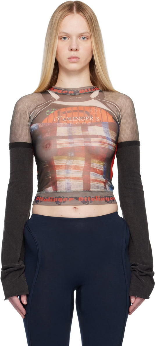 Mesh Hybrid Longsleeve - Racing Plaid