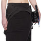 Slitted Maxi Skirt - Black Wash