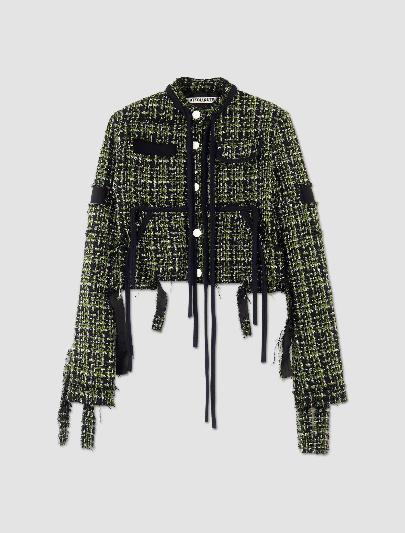 Deconstructed Tweed Jacket