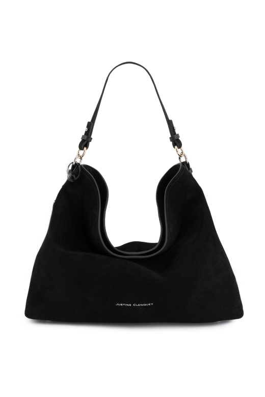 Marla Black Grained Weekender Bag