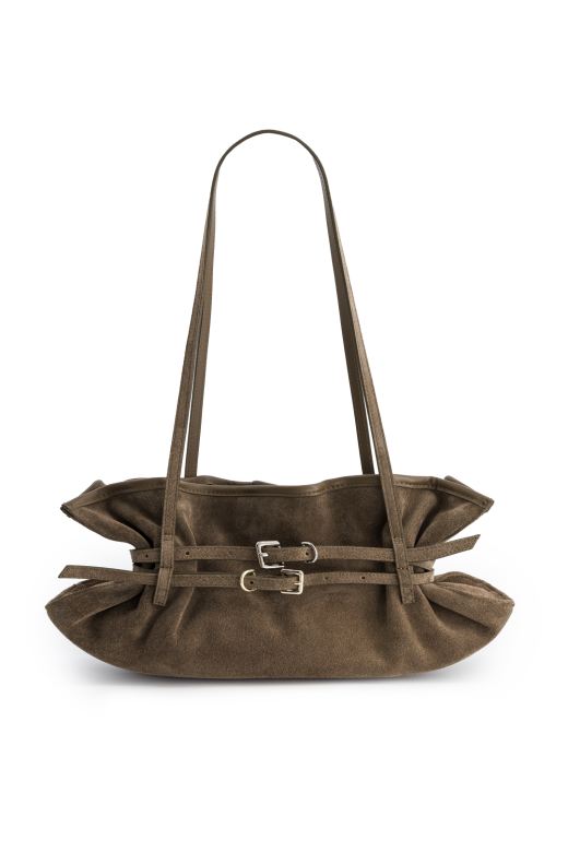 Sidney Evening Clay Suede Bag