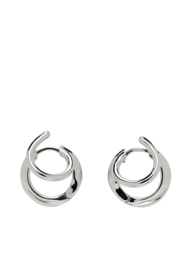 Stellar Hoops Silver