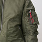 Penny Spring Bomber Jacket Moss