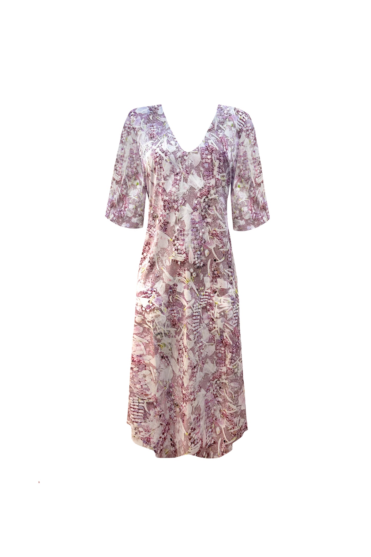 The Allure Dress in Pink Seashell