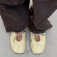 Rosalind Patent Vanilla Leather Ballet Flats